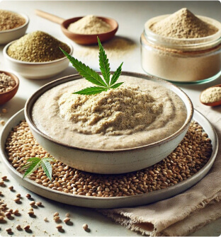 Каша з насіння  конопель