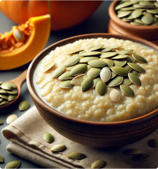 Каша з насіння  гарбуза