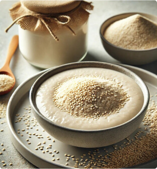 Каша з насіння  кунжуту