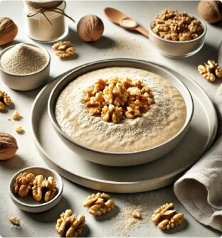 Каша з волоського горіха