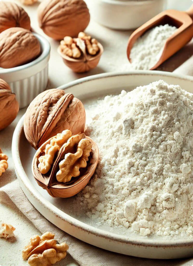 Борошно з ядер волоського горіха