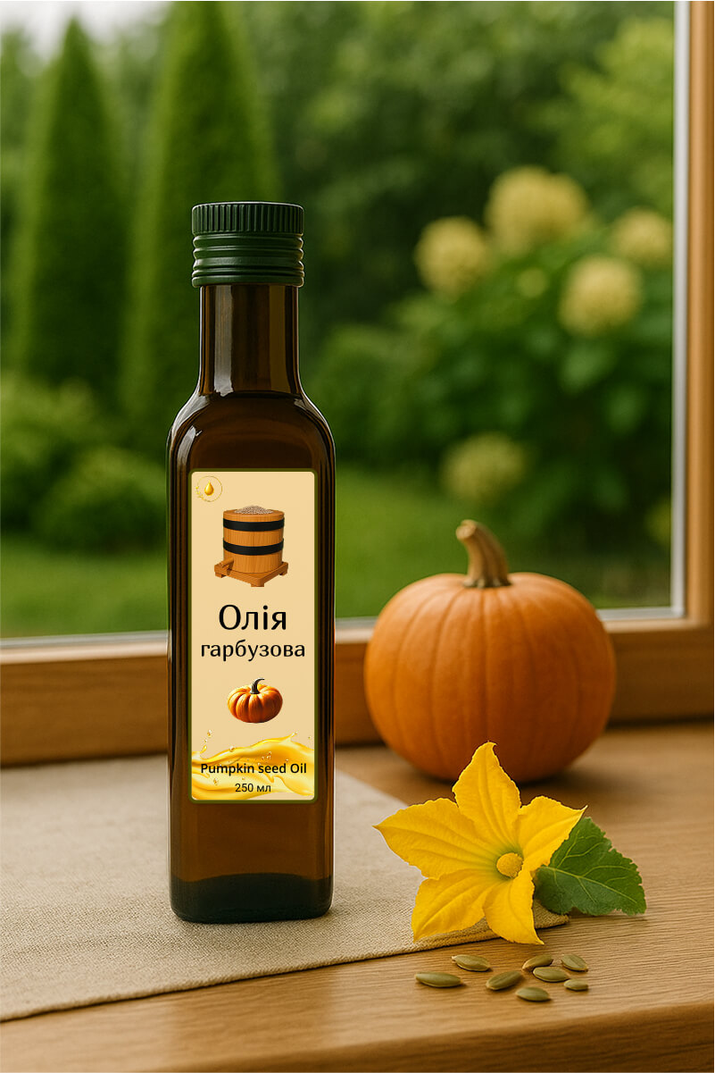 Олія з насіння гарбуза