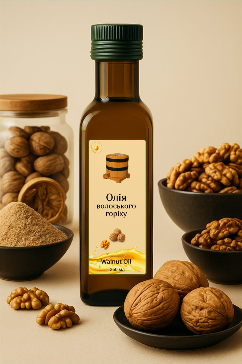 Олія з ядер волоського горіха